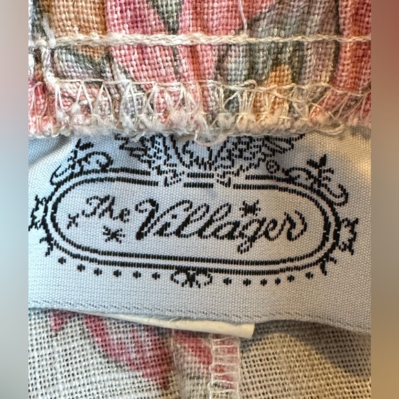 The Villager 80’S Cream Color Floral Print Skirt Set No Button Jacket SZ… - Picture 9 of 16